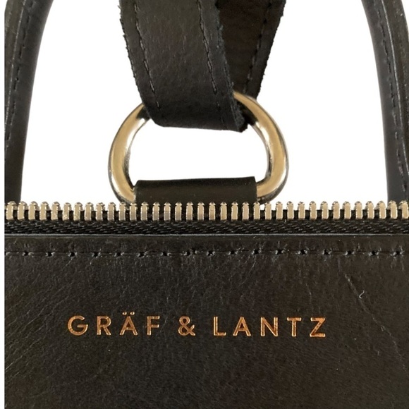 Graf Lantz Bedford Leather Croc Embossed 3 Way Crossbody Bag Backpack NWOT - Picture 8 of 12